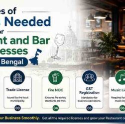 Types of Licenses Needed for Restaurant and Bar Businesses in West Bengal