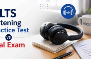 IELTS Listening Practice Test vs Real Exam
