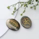 Golden Pyrite Zibu symbol Cabochon
